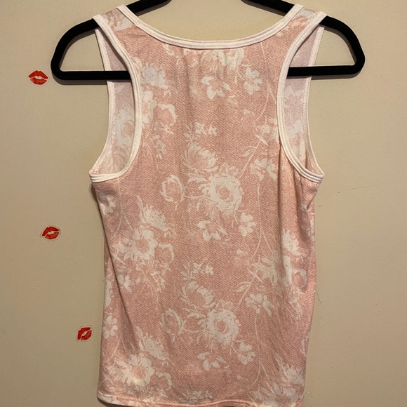 Lucky brand baby pink and white tank - Picture 2 of 6
